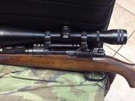 30.   8x57 JS Bruno vz24 Cseh Mauser, acél szerelekkel,oldható viever sínen 7x50 Meopta céltávcső